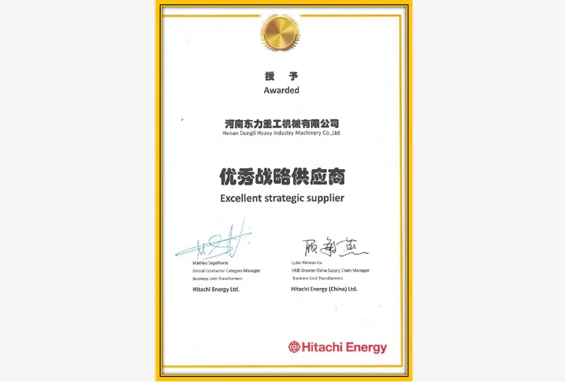 Excellent strategic supplier